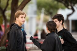 Students outside